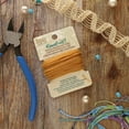 thumbnail image 2 of The Beadsmith Waxed Brazilian Cord – Almond, 0.7 mm Diameter, Light Wax, 15 Yards (13.7 m), 2 of 8