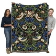 thumbnail image 2 of Pure Country Weavers William Morris Strawberry Thief Blanket - Arts & Crafts - Tapestry Throw Woven from Cotton - Made in The USA (72x54), 2 of 4
