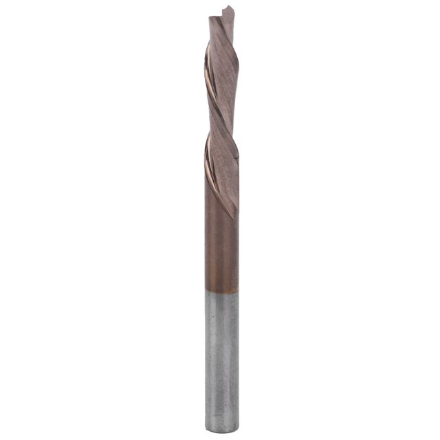 Corte de doble filo, cortador de extremo CNC de acero de tungsteno duro duradero para corte de madera 4x4x17x51L