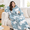 Bear, variant on Passion Fruit Oversized Flannel Wearable Blanket with Pocket for Adults