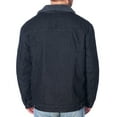thumbnail image 6 of Alpine Swiss Mens Sherpa Lined Denim Jacket Classic Button Up Jean Trucker Coat, 6 of 7