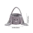 thumbnail image 3 of CREATITOY Plush Rabbit Bag Easter Egg Candy Handheld Tote Bag, 3 of 6