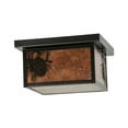 thumbnail image 3 of Meyda Tiffany 99669 Two Light Down Lighting Outdoor Ceiling Fixture From The Hyde Park, 3 of 4