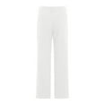 thumbnail image 5 of Mepaouo Straight Leg Jeans for Women High Waisted Jeans Loose Stretchy Frayed Baggy Pants(White,S), 5 of 5
