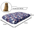 thumbnail image 2 of 4th of July Pet Bed, Stars and Stripes of Liberty and Freedom American Theme Pattern, Resistant Pad for Dogs and Cats Cushion with Removable Cover, 24" x 39", Royal Blue White and Red, by Ambesonne, 2 of 4