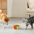 thumbnail image 3 of Cuenco Plegable Para Mascotas, Plato De Alimentación Para Mascotas De Viaje De Silicona, Portátil, 380ml Con Gancho Para Perros Y Gatos, 3 of 7