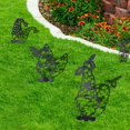 thumbnail image 5 of A Estaca acrílica de Gnomo 3d, arte hueco para mariposa, enano, ornamental, enchufe de jardín, estacas para jardín al aire libre, decoración de césped, 5 of 5