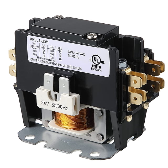Contactor de motor Carrier HVAC, 24 V CA, 40 A, bobina, 2 polos, relés de repuesto compatibles con PC240A, aire acondicionado, bomba de calor