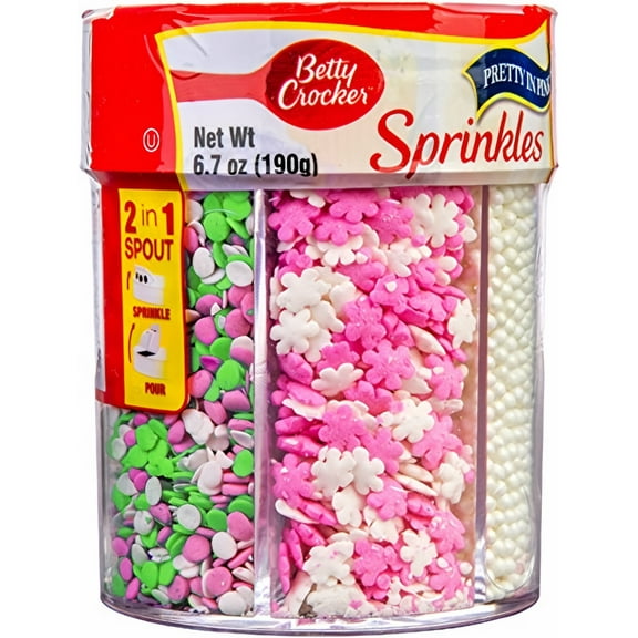 Betty Crocker Sprinkles 6.7 oz Pretty in Pink (Pack of 16)