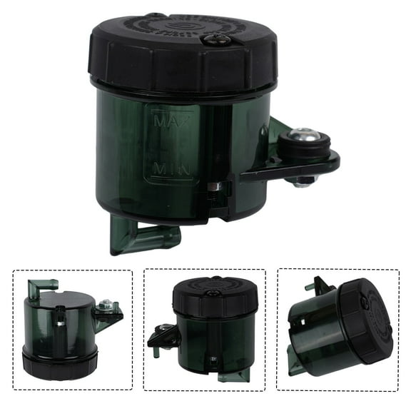 Motorcycle Black Front Brake Clutch Master Cylinder Fluid Reservoir Oil Tank Cup