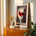 thumbnail image 3 of Manhattan Cocktail Poster: Vintage New York Sophistication - Manhattan New York Illustration Cocktail Cityscape Vintage Poster Art Deco Travel Poster Skyline Unframed Wall Art Print 24 x 36 inches, 3 of 60