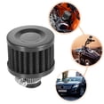 thumbnail image 3 of Unique Bargains 4 Pcs Filtre à Air Universel 12mm Bleu Rond Remplace pour Moto Voiture, 3 of 7