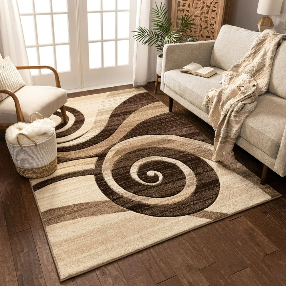 Desert Swirl Brown Beige Modern 6x9 7x9 6 7 X 9 3 Geometric desert-swirl-brown-beige-modern-6x9-7x9-6-7-x-9-3-geometric