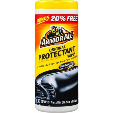 Armor All Original Protectant Wipes, 30 ct, Car Interior