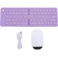 thumbnail image 1 of MYKOMI Foldable Bluetooth Keyboard, 67 Keys Wireless Folding Keyboard with Stand Holder, Magnetic Closure, Compact Rechargeable for Phone Tablet Laptop, 1 of 9