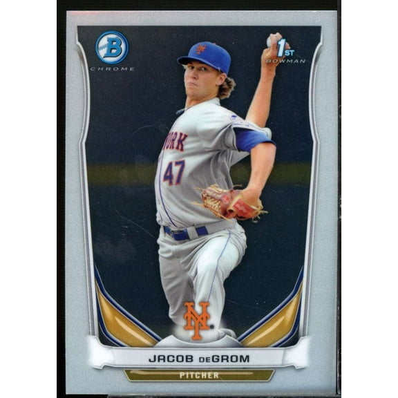 Jacob deGrom Rookie Card 2014 Bowman Chrome Prospects #BCP73