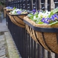 thumbnail image 5 of 4 Pack Trough Coco Liners - 24 Inch 100% Natural Coconut Coir Fiber Replacement Planter Basket Liners For Garden Window Flower Box, Wall Planter Baske, 5 of 5