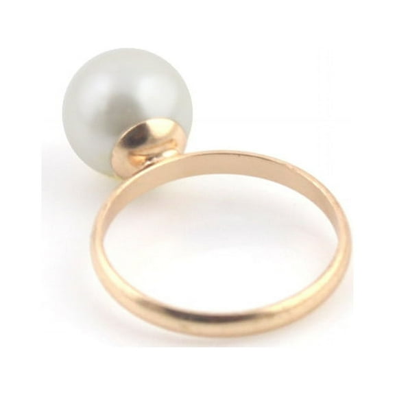 Pearl Solitaire Ring
