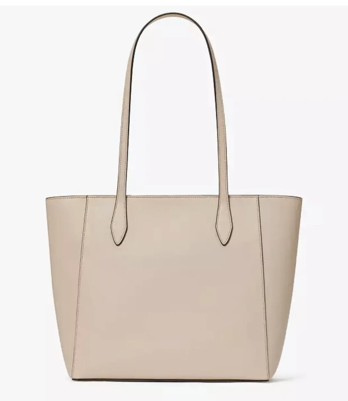 Kate Spade New York Dana Saffiano PVC Warm Beige Large Tote Bag