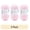 Bare Pink, variant on (3 pack) Sweet Snuggles Lite Yarn by Loops & Threads - Yarn for Knitting - Crochet - Weaving - and Arts & Crafts - Blue - Polyester - 8.8 oz