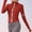 Red, variant on Valentine's Day Women Coat Women's Outdoor Running Fitness Exercise Zipper Quick Dry Cardigan Stand Collar Long Sleeve Slim Yoga Jacket