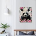 thumbnail image 4 of Nawypu Panda Print, Panda Wall Decor, Panda Print on Canvas, Watercolor Panda Print, Panda Bear Portrait, Panda With Flowers, Animal Wall Art Print, Summer Print, Canvas, 4 of 5
