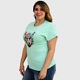 thumbnail image 2 of Playera talla extra, modelo 9001-38 (Menta) TIGRE agua 42 Roman Fashion Playera extra 9001-38, 2 of 5