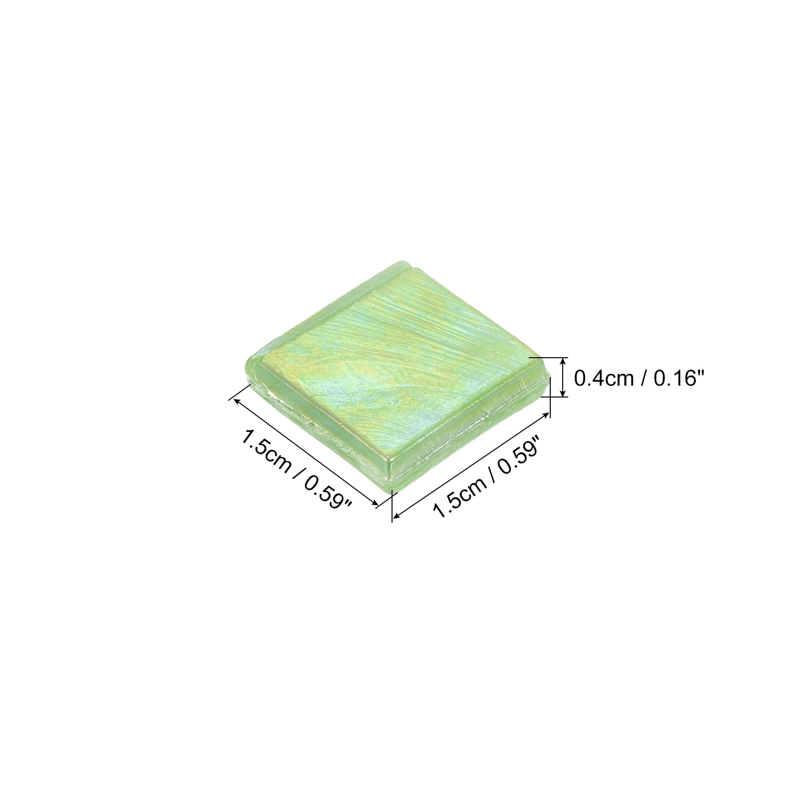 Uxcell 260Pcs Mosaic Tiles, Micro Glass Tiny Mini Mosaic Tile DIY Hobbies Handmade Crystal Free Stone Pale Navy Blue