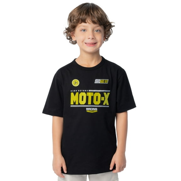 Wonder Nation Boy's Short Sleeve Elevated Graphic T-Shirt, Sizes 4-18 & Husky