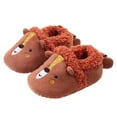 thumbnail image 7 of eczipvz Baby Slippers Slippers Comfortable Soft Soles Slip-Resistant Crib Sock Shoes House Indoor First Walkers Shoes for Baby Boys Girls(Brown,6), 7 of 7