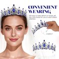 thumbnail image 3 of unbranded Tiaras Barrocas Oscuro Para Fiesta De Graduación Y Elegantes, 3 of 7