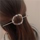 thumbnail image 2 of Pinza para el cabello Yuyangstore Ronda de plata Clip de pelo de chicas, 2 of 8