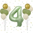 thumbnail image 5 of SLYNSHome Number Balloon,Big Green 4 Balloon Number Large Foil Helium Number Balloons 0-9 Digital Balloons for Birthday Party Celebration Decorations Supplies Wedding Anniversary, 5 of 6