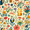 Floral Animals, variant on Yayeee Faucet Mat for Kitchen Sink 14.7" Diatomite Long Splash Guard Pad, Floral Animals