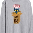 thumbnail image 3 of Pete The Cat - Pete In Imagination Box - Men's Long Sleeve T-Shirt, 3 of 6