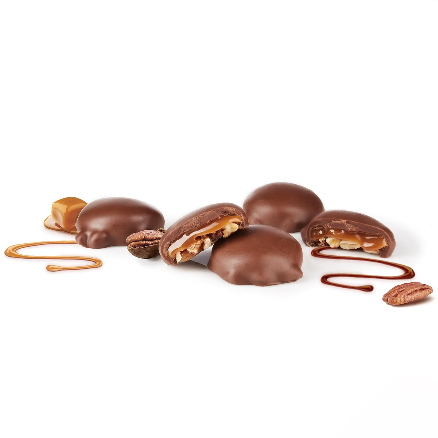 FANNIE MAY Milk Chocolate Pixies with Caramel and Pecans 11.2oz Box G317