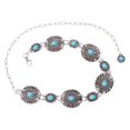 thumbnail image 1 of Cinturón de cadena de mujer occidental , cinturón , cinturones de cinturo turquesa para dama faldas niñas accesorios de jeans Hugo Cinturones de cadena de mujer, 1 of 6