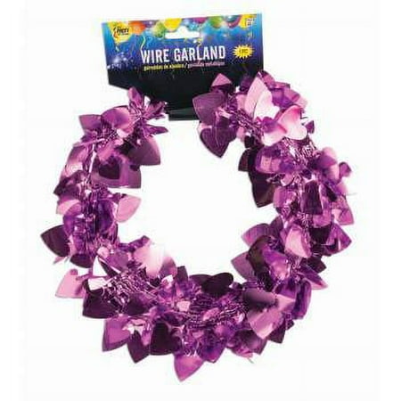 HEART GARLAND 25' PINK 12 PACK
