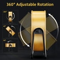 thumbnail image 3 of Ventilador de tambor Simple Deluxe de 50 cm, metal pesado, industrial, amarillo, 3 of 7
