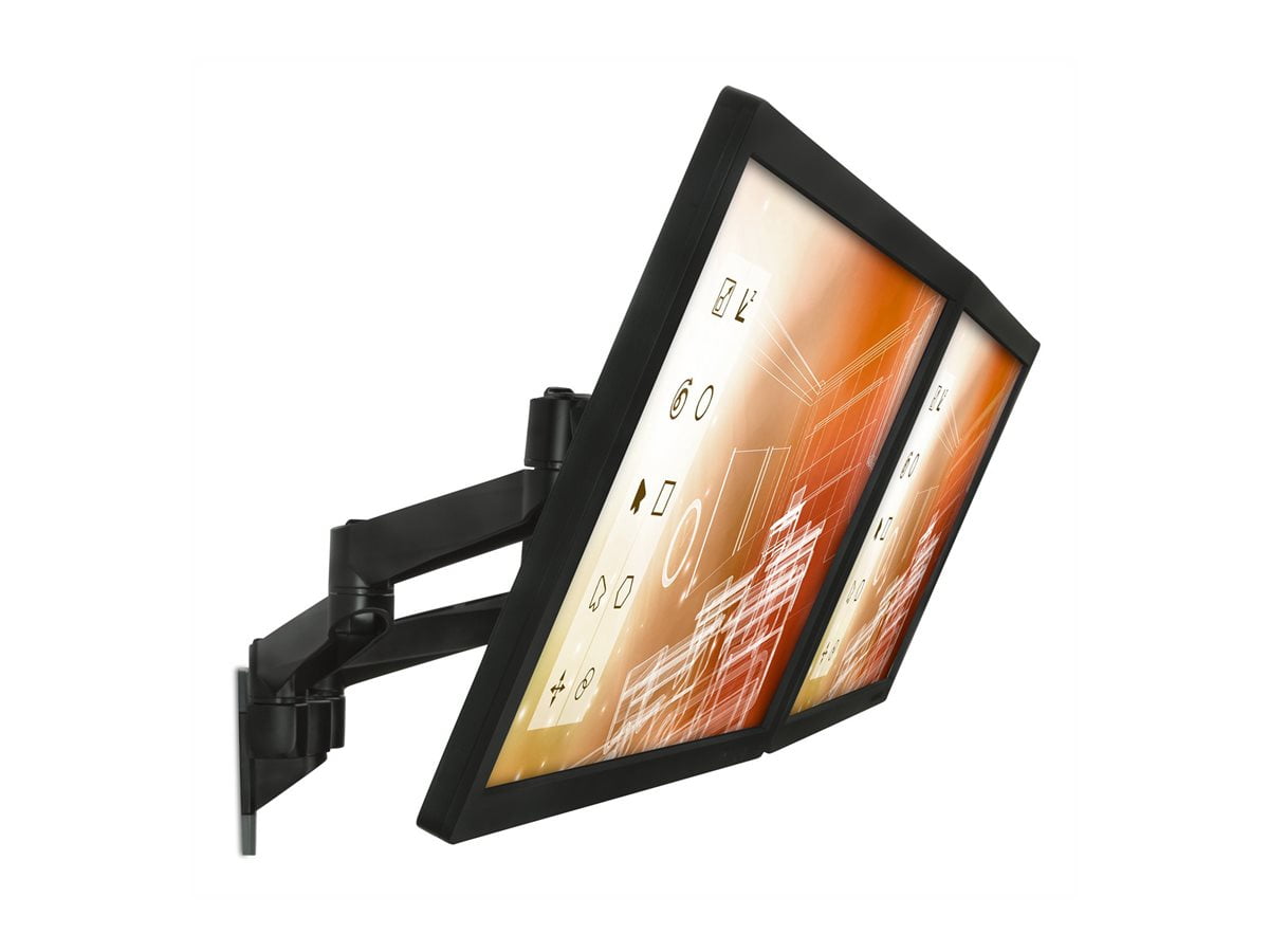 Mount-lt! Full Motion Dual Monitor Wall Mount