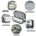 thumbnail image 3 of ALAZA Abstract Japanese Wave Pencil Case Pen Pouch Bag Large Capacity Organizer, 3 of 8