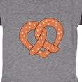 thumbnail image 3 of Inktastic Heart-shaped Pretzel Boys or Girls Baby Bodysuit, 3 of 4