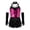 Hot Pink, variant on Kids Girls Tassels Latin Jazz Dance Dress with Gloves Cha-cha Samba Rumba Tango Ballroom Shiny Sequins Bodysuit Party Dancewear Hot Pink 6