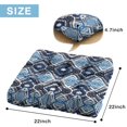 thumbnail image 7 of Square Meditation Cushion 22in, Soft Dutch Velvet Pillow for Yoga, Living Room, and Zen Corner, 7 of 7