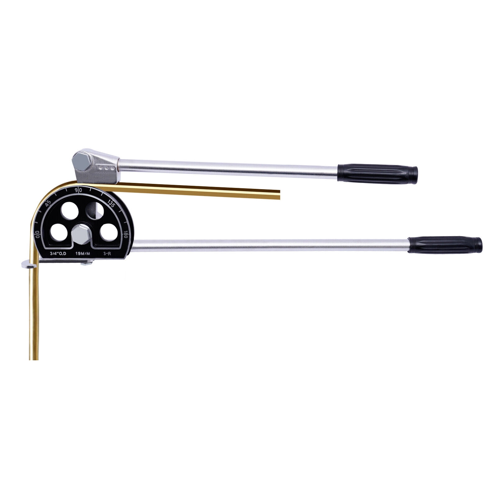 3/4"Manual Pipe Tube Bender HVAC Refrigeration Ratchet Pipe Bending Tool 180°, CT-364-12