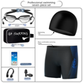 thumbnail image 1 of Traje de baño conservador de cintura alta nuevo y directo de fábrica para hombres, cómodos pantalones de baño de esquina plana para adultos, 1 of 4