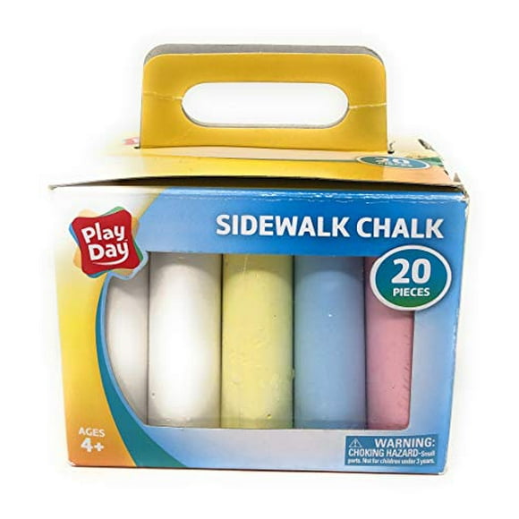 Play Day Craie pour Trottoir 20 Pcs