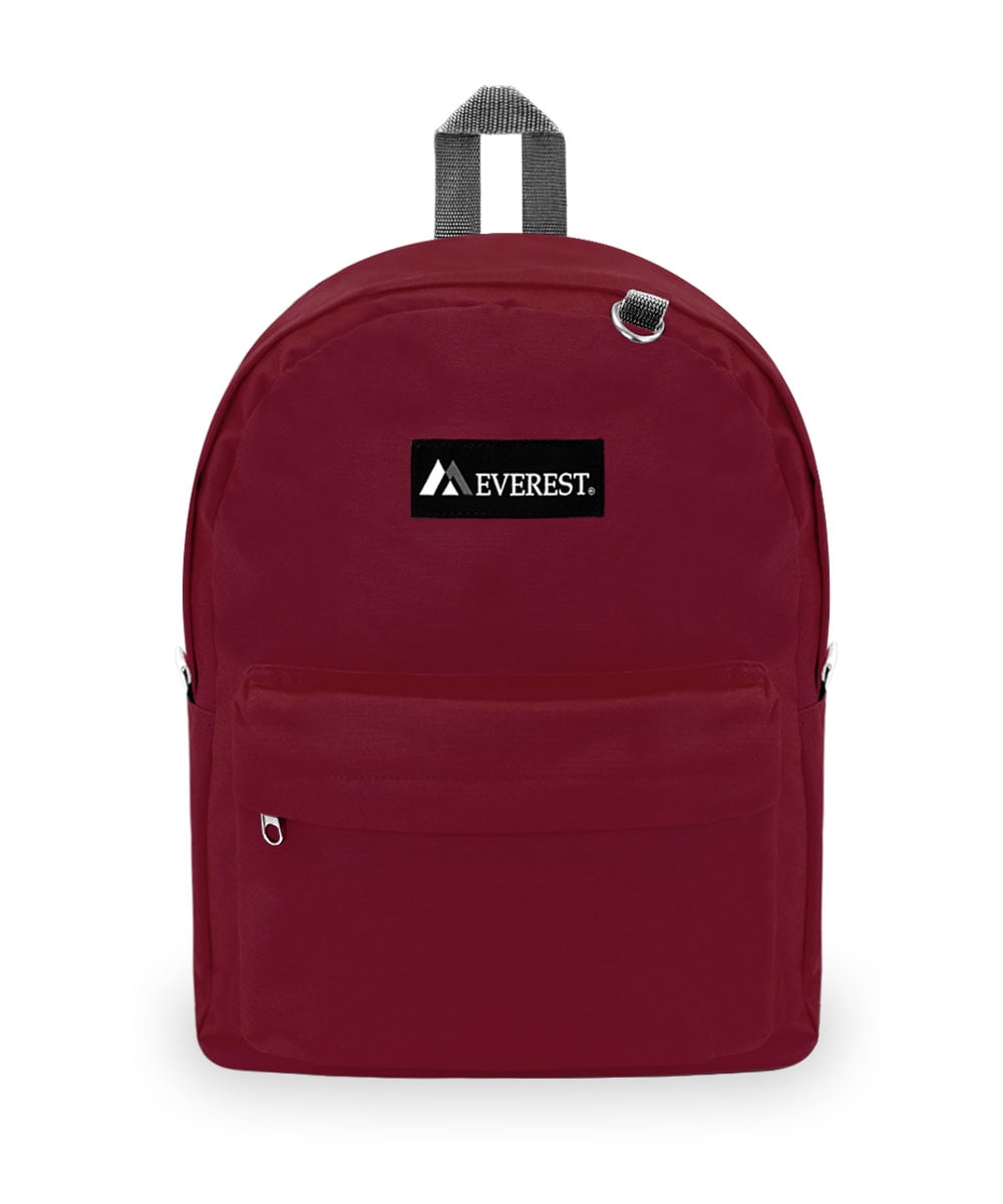 Burgundy pink backpack hot sale