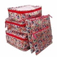 thumbnail image 1 of Bolsas de aseo cosméticas para almacenamiento de viaje, 6 piezas, coloridas, Leop, 1 of 5