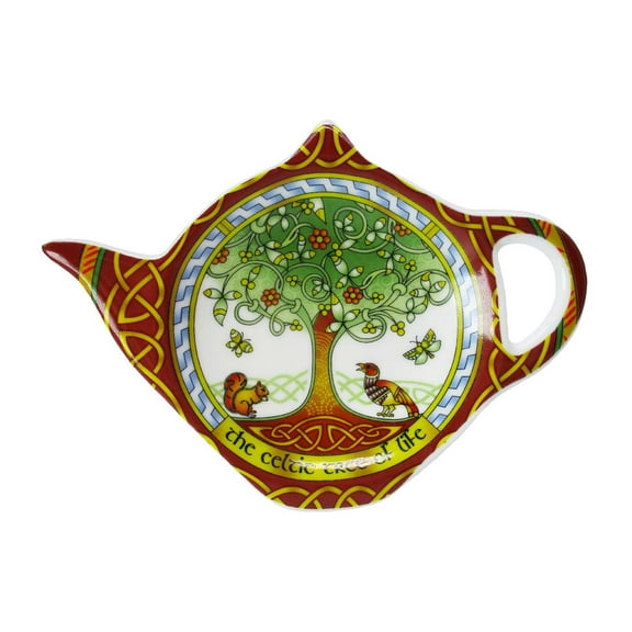 Royal Tara Tree of Life Teabag Holder Bone China